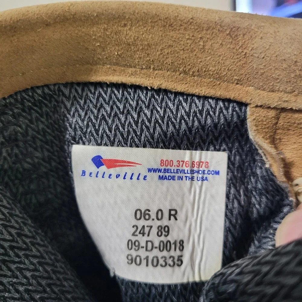 Belleville Gore-Tex Made USA Combat Boots Waterproof Desert Tan‎  (247 89} Sz 6
